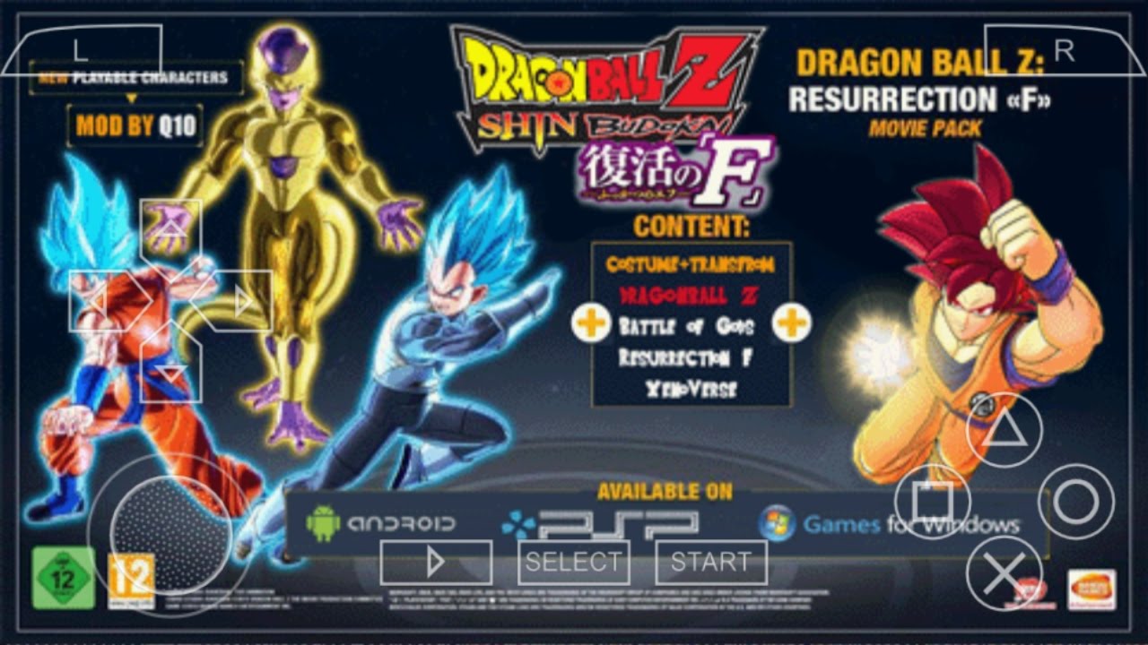Dragon ball z xenoverse 2 ppsspp download for android